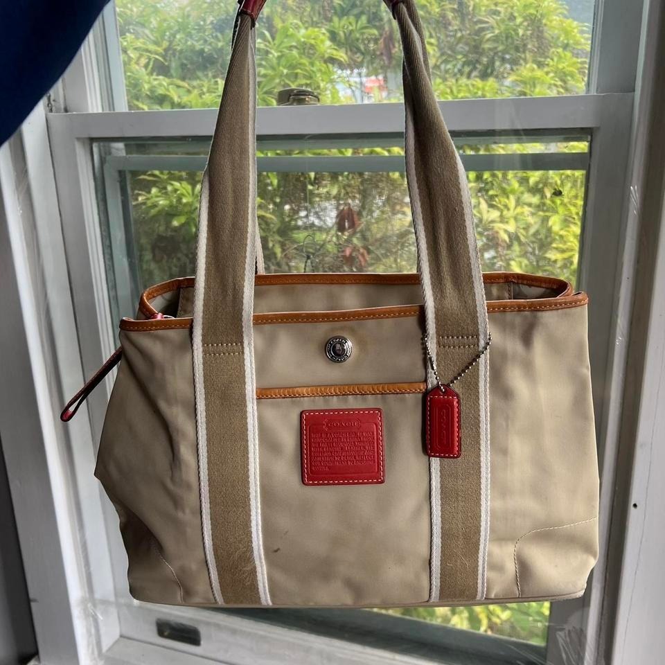 Y2k 2000s Coach Hampton Weekender Tote Shoulder Bag / Hand Bag